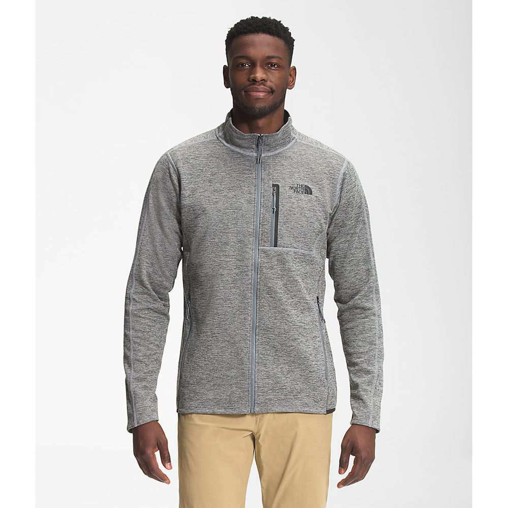 The North Face Fleece Mens Australia - The North Face Canyonlands Full Zip Grey Hiking (MQW-405691)